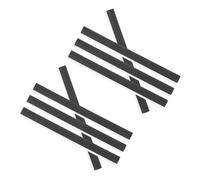 UTHCLO Bord en Caoutchouc de Rechange Joint Souple et Étanche pour Pelle à Poussière Noir 8pcs 26cm Accessoires pour Ménage et Nettoyage Domestique