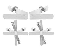 UTHCLO Clip à Ressort pour Parapluie 10 Pièces Acier Inoxydable Fixation Tube Télescopique 6 MM Accessoires de Réparation pour Poteaux de Tente