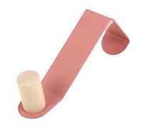 UTHCLO Crochets à Vêtements de Porte Arrière, Rangement Supplémentaire, pour Salle de Bain et Chambre, Crochet pour Cintre, Fer, Rose, sans Poinçon, sans Outils, Multifonction