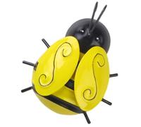 UTHCLO Décoration Murale Abeille en Fer Forgé Grand Format, Décor Jardin Extérieur Artistique, Applique Murale Résistante pour Terrasse et Patio, Ornement Métal Rustique pour Clôture