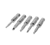 UTHCLO Embout de Tournevis Magnétiques 50 Embouts de Tournevis Magnétiques en Acier à Tête Triangulaire de 50mm, Tige Hexagonale Résistante et Usure, pour Électroménager et Industrie