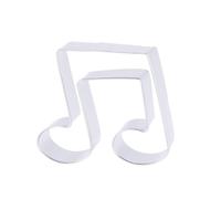 UTHCLO Emporte-pièces Antiadhésif Forme Note de Musique en Acier Inoxydable Facile à Nettoyer pour Gâteau et Biscuit pour Pâtisserie Maison Créative