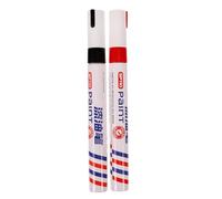 UTHCLO Lot de 2 Feutres de Peinture pour Monuments, Stylo Marqueur Rouge et Noir en Plastique, Écriture Solide et Résistante à L'eau pour Rénovation Tombale