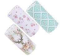 UTHCLO Lot de 3 Boîtes à Mouchoirs pour Voiture Cylindriques, 50 Feuilles par Boîte, Mouchoirs en Papier Pratiques et Portables, Accessoires Auto Multifonctions pour Style
