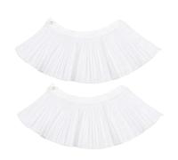 UTHCLO Manchettes Décoratives 1 Paire en Dentelle Résille Blanche Élégantes et Pratiques Style Simple et Raffiné pour Blouse et Costume pour Mère ou Petite Amie