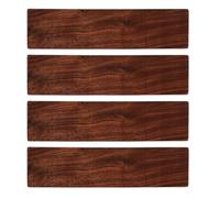 UTHCLO Planches de Noyer Massif 20X5X1 CM, Lot de 4 Blocs de Bois Dur pour Travaux Manuels et Décoration Intérieure