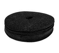 UTHCLO Tapis de Désherbage Noir en Tissu pour Jardin et Verger, Contrôle des Mauvaises Herbes, Permet Le Passage de L'air l'eau, Lot de 20