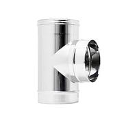 UTIL.FER Tube à fumer Fumoir en acier inoxydable 304 cm 26 x 0,5 mm 250 Silver