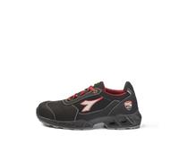 Utility Diadora Mixte Shark Engine Low S1ps Fo SR ESD Chaussure de Protection Incendie et de sécurité, Noir et Rouge, 42 EU