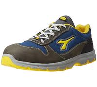 Utility Diadora Run Low S3 SRC ESD Chaussures de Course pour Homme, Gris Bordeaux Insignia Bleu, 35 EU
