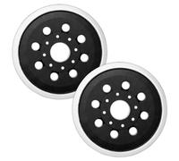 UTMACH 2 Pièces Plateau de Ponçage pour Bosch,125mm Plateau de Ponçage à 8 Trous Patin de Ponceuse Rechange Disques Ponçage de 5 Pouces Compatible avec Bosch Gex125-1a Ponceuse Excentrique