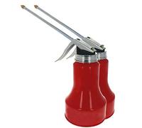 Utoolmart Oil Can Pump Oiler, 400g Metal High Pressure Oiler Lubrification Huileur Bouteille Pistolet à huile manuel avec bec rigide Pompe à pouce Oiler 2pcs