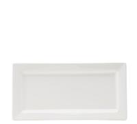 Utopia Anton Noir en porcelaine fine Z03029-000000-b01006 Matrix Assiette Rectangulaire, 24,1 x 11,4 cm (lot de 6)