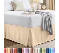 Utopia Bedding Cache-sommier avec Volant froncé, Anti-poussière, Doux à 4 Plis - Facile à Installer avec Une Chute de 40,6 cm - Qualité hôtelière, résistant au rétrécissement et à la décoloration