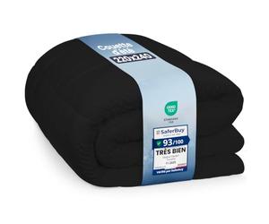 Utopia Bedding Couette 220 x 240 cm, Microfibre Couette légère avec garnissage en Polyester pour Toutes Les Saisons, (Noir)