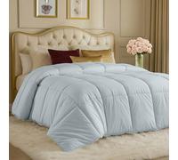 Utopia Bedding Couette 224 x 163 cm, Couette légère avec Rembourrage en Polyester pour 4 Saisons, Microfibre 2 Personnes (Gris Clair)