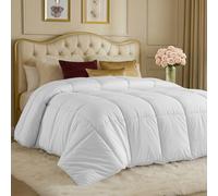 Utopia Bedding Couette 259 x 229 cm, Couette légère avec Rembourrage en Polyester pour 4 Saisons, Microfibre 2 Personnes (Blanc)