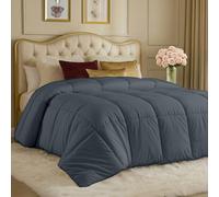 Utopia Bedding Couette 259 x 229 cm, Couette légère avec Rembourrage en Polyester pour 4 Saisons, Microfibre 2 Personnes (Gris)