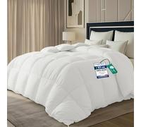 Utopia Bedding Couette Chaude, 200 × 200 cm, 350 g/m², Blanc | Couette Chaude Sans Housse, Garnissage Moelleux, Lavable En Machine Pour Un Confort Douillet Toute La Nuit.