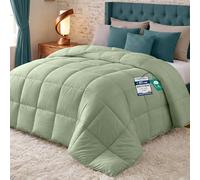 Utopia Bedding Couette Chaude sans Housse, 135x200cm, 370 g/m²,Vert Sauge