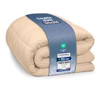 Utopia Bedding Couette d'été, Légère, 135x200 cm, 200 g/m², Beige | Couette Sans Housse Avec Matelassage À Carreaux, Lavable En Machine Pour Une Chaleur Agréable Et Des Nuits Douillettes