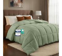 Utopia Bedding Couette Légère 155 x 220 cm, Couette 4 Saisons, pour lit 2 Personnes, Couverture en Microfibre (Vert Sauge)