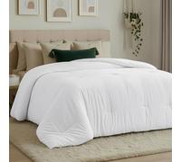 Utopia Bedding Couette Matelassée Alternative en Duvet Toutes Saisons - Insert Avec Languettes d'Angle - Lavable en Machine - Blanc