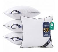 Utopia Bedding Coussin 45x45 cm Lot de 4, Coussins de Garnissage Blanc