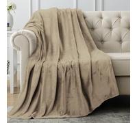 Utopia Bedding Couverture Polaire [152x127 cm, Chameau] Plaid pour Lits, Canapés, Chaises et Divans - 300 GSM Couverture Chaude, Douce et Épaisse pour Toutes Les Saisons