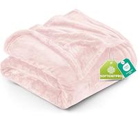 Utopia Bedding Couverture Polaire [228x228 cm, Rose] Plaid pour Lits, Canapés, Chaises et Divans - 300 GSM Couverture Chaude, Douce et Épaisse pour Toutes Les Saisons