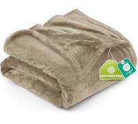 Utopia Bedding Couverture Polaire [259x228 cm, Chameau] Plaid pour Lits, Canapés, Chaises et Divans - 300 GSM Couverture Chaude, Douce et Épaisse pour Toutes Les Saisons