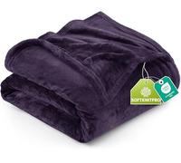 Utopia Bedding Couverture Polaire [259x228 cm, Violet] Plaid pour Lits, Canapés, Chaises et Divans - 300 GSM Couverture Chaude, Douce et Épaisse pour Toutes Les Saisons