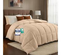 Utopia Bedding Dekbed, Lichtgewicht Duvet met Hoeklabs (Beige, 220 x 260 cm)