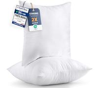 Utopia Bedding Garnissage Coussin 55 x 55 cm Lot de 2 Blanc