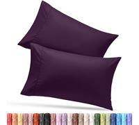 Utopia Bedding Lot de 2 taies d'oreiller pour très grand lit - Fermeture à rabat - Tissu en microfibre brossée - Housses résistantes au rétrécissement et à la décoloration, 50,8 x 101,6 cm (très grand