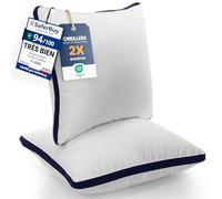 Utopia Bedding Oreillers 40x40 cm Lot de 2, Doux, Bleu Marine