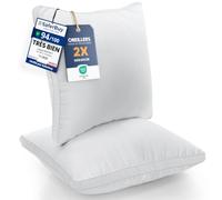 Utopia Bedding Oreillers 60x60 cm Lot de 2, Doux, Blanc | Garnissage en Fibres Creuses 3D, Confort pour le Sommeil, Housse Douce et Respirante, Entretien Facile
