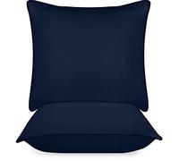 Utopia Bedding Oreillers 65x65cm Lot de 2, Coussins de Lit Bleu Marine