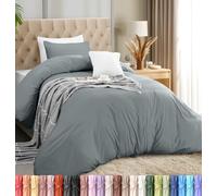 Utopia Bedding Parure de lit 2 pièces avec housse de couette et taies d'oreiller - Parure de lit 2 pièces avec fermeture éclair - 1 housse de couette et 1 taie d'oreiller - En microfibre brossée douce