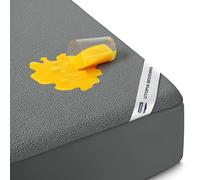 Utopia Bedding Protège-Matelas imperméable pour très Grand lit, 200 g/m², Respirant, Style ajusté avec Poches Extensibles (Gris)