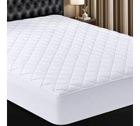Utopia Bedding Protège-Matelas matelassé (très Grand lit californien) - Protège-Matelas élastique - Housse de Matelas Extensible jusqu'à 40,6 cm de Profondeur - Surmatelas Lavable en Machine