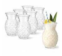 Utopia Hawaii Tiki R90202-00000-B01006 Lot de 6 verres à cocktail en forme d'ananas - 520 ml