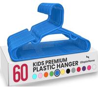 Utopia Home Lot de 60 cintres de Placard en Plastique pour vêtements d’Enfants et de bébés, Usage Quotidien Standard, 29 cm (Bleu)
