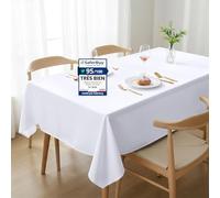 Utopia Kitchen Nappe Rectangulaire - 150 x 300 cm (Lot de 2,) Lavable en Machine Housse de Table, Idéal pour Les Fêtes, Les événements, Les Mariages et Les Restaurants (59 x 118 Pouces)