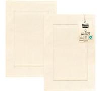 Utopia Towels Lot de 2 Tapis de Bain en Coton à Bandes, (ce n'est Pas Un Tapis de Salle de Bain), 53,3 x 86,4 cm, 100% Coton filé à l'anneau, très absorbants, lavables en Machine (UT1044)