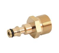 UTTASU Adaptateur mâle en laiton M22 à connexion rapide pour tuyau de nettoyeur haute pression Lavor, AR, Leach et Four jusqu'à 220 bar (3200 psi)