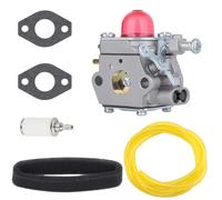 UTTASU Carburateur pour débroussailleuse Murray 16" arbre droit de rechange pour Craftsman 25cc TB80EC TB32EC, remplace 753-06190 WT-973 753-08501 753-06423, joints et filtres inclus