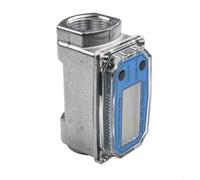 UTTASU Débitmètre numérique de turbine pour diesel, carburant, eau, huile avec affichage LCD et réglage du point zéro raccord fileté NPT 1,3 cm (2 pouces)