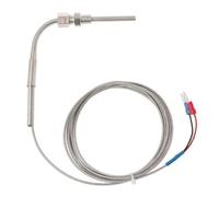 UTTASU EGT Capteur de température thermocouple type K pour moteur température des gaz d'échappement, sonde en acier inoxydable 5 mm, filetage NPT 1/8", câble jusqu'à 500 cm, -100 à 1250 °C