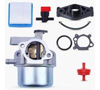 UTTASU Kit de carburateur pour moteur Briggs & Stratton 625e, 675ex, 725ex, remplacement pour tondeuse à gazon 190 cc, remplace 794304 796707 790845, avec filtre à air et tuyau de carburant, 8 pièces